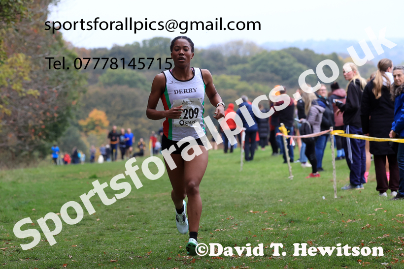 Senior Womens relay, 2025 Northern Cross Country Relays, Graves Park, Sheffield. Photo: David T. Hewitson/Sports for All Pics